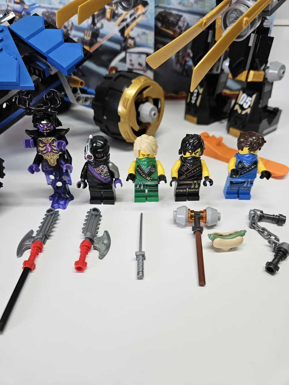 LEGO Ninjago Thunder Raider 71699 100% Complete Set with Manual Minifigures